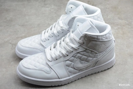 WHITE AIR MID DB6078-100 JORDAN 1 QUILTED 0731